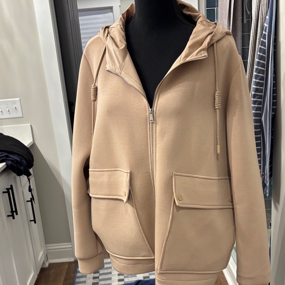 Tribal Women's Beige Utility Jacket